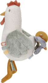 Activiteitenknuffel kip 25cm - Little Farm - Little dutch