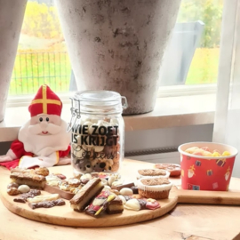 Sticker | Wie zoet is krijgt lekkers (DIY)