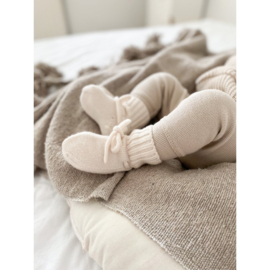 Merino wol booties - Off white