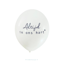 Troost ballon - Altijd in ons hart
