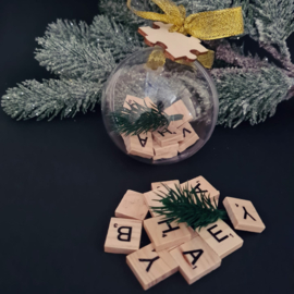 Christmas puzzle ball - Grandparents