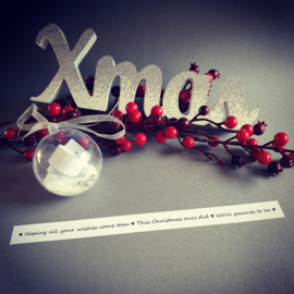 Christmas message - hoping all your wishes come treu