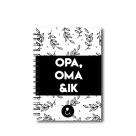 Invulboek - Opa, oma & ik -  Monochrome