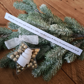 Christmas star - Santa says your gift will be a little late this year - aunt