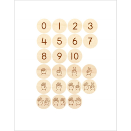 Memory - getal & vingerbeeld