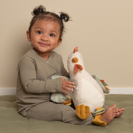 Activiteitenknuffel kip 25cm - Little Farm - Little dutch