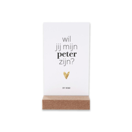 Wensdoosje - Wil jij mijn peter zijn ?