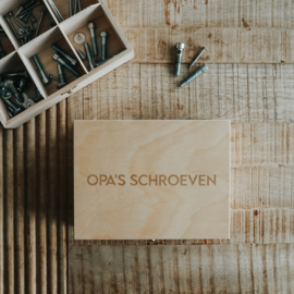 Opa's schroevenbox