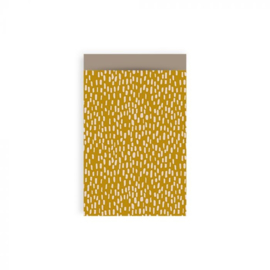 Cadeauzakje - Sparkles - Yellow - Taupe