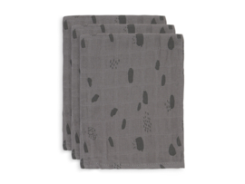 Washandjes Hydrofiel Spot - Storm Grey