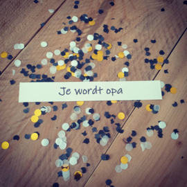 Ballonkaart - Je wordt opa