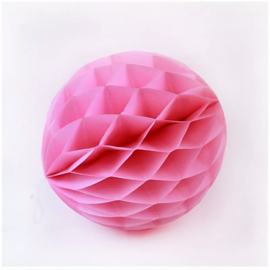 Honeycomb ball 30cm - roze