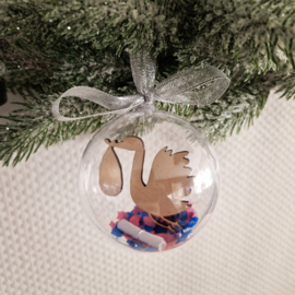 Gender reveal ooievaar