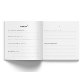 Mijn zwangerschapsdagboek - Linnen Beige