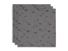 Monddoekjes Hydrofiel - Spot - Storm Grey