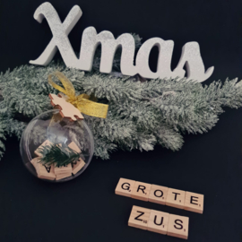 Christmas puzzle ball - Grote zus