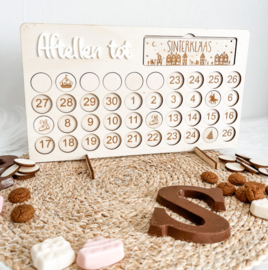 Sinterklaas/Kerstmis 3D aftelkalender