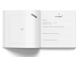 Mijn zwangerschapsdagboek - Linnen Beige