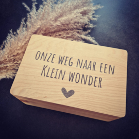 Bewaarkist - Onze weg naar een klein wonder