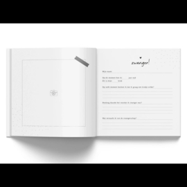 Mijn zwangerschapsdagboek - Linnen Taupe