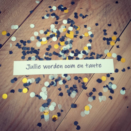 Ballonkaart - Jullie worden oom en tante