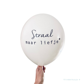 Troost ballon - Straal maar liefje