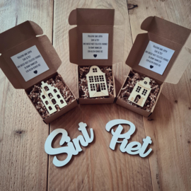 Sinterklaas huisje - Grachtenpand sint