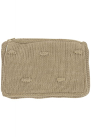 Billendoekjes etui - knots taupe