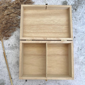 Houten kistje - Mijn haarspulletjes