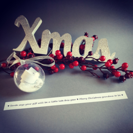 Christmas message -  Santa says your gift will be a little late this year - grandma