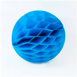 Honeycomb ball  - blauw