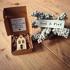 Sinterklaas huisje - Grachtenpand sint