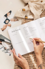 Mijn zwangerschapsdagboek - Linnen Beige