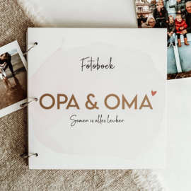 Fotoboek Opa & oma - Samen is alles leuker