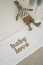 Wieglaken Meyco - Baby love - Sand melange
