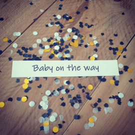 Ballonkaart - Baby on the way