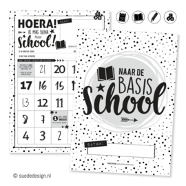 Basisschool aftelposter - Hoera! Ik mag bijna naar school!