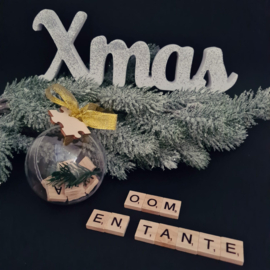 Christmas puzzle ball - Oom en tante