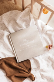 Mijn zwangerschapsdagboek - Linnen Beige