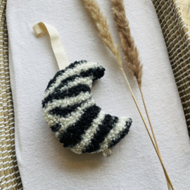 Speendoekje maan - Bouclé zebra