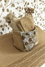 Billendoekjes etui - knots taupe