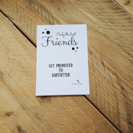 Kraskaart "Only the best friends"