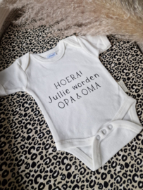 Zwangerschapsaankondiging Romper  - Jullie worden opa en oma