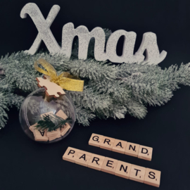 Christmas puzzle ball - Grandparents