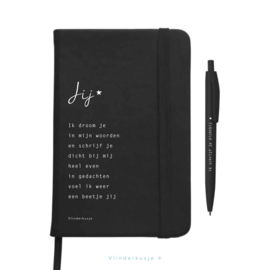 Notebook 'Ik schrijf je dichtbij...