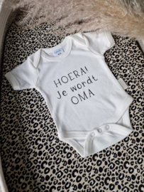 Zwangerschapsaankondiging Romper  - Je wordt oma
