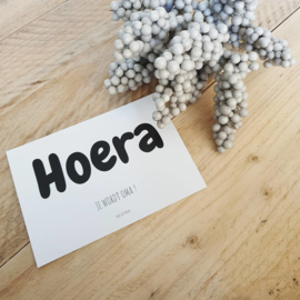 Kraskaart "Hoera je wordt oma"