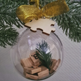 Christmas puzzle ball - Grandparents