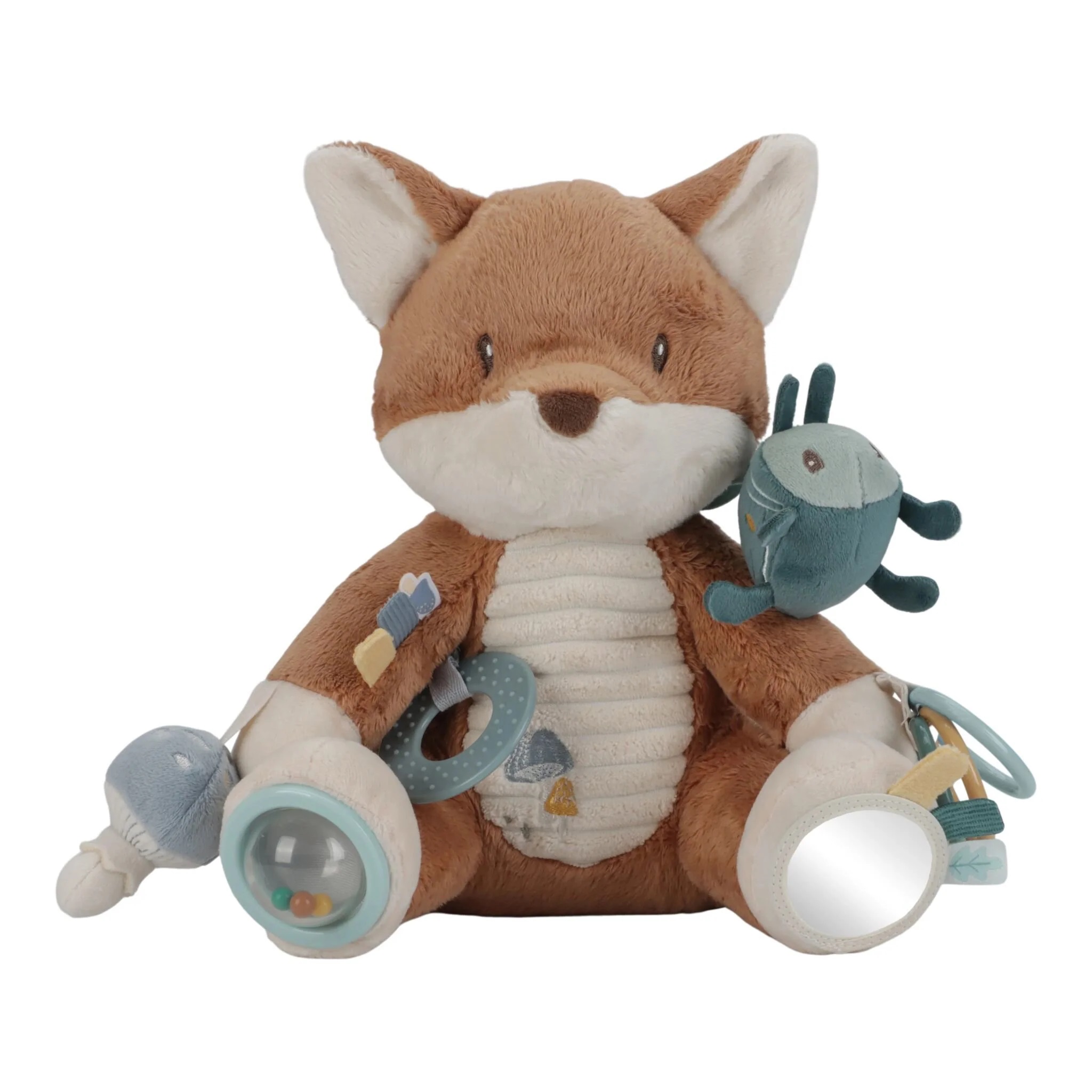 Little dutch - Activiteitenknuffel Vos - Blauw - Forest Friends