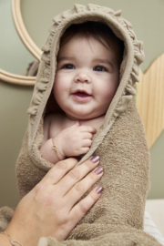 Badcape Meyco - Ruffle taupe